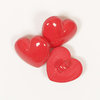 Nappi Drops punainen sydän 15mm