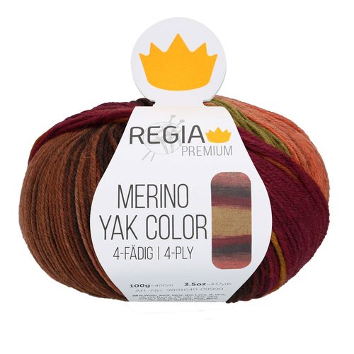Regia Premium 4-ply Merino Yak Color