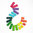 KnitPro Pingotuskammat Rainbow