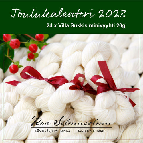 Pre-Sale Advent Calendar 2023 of Wool Sock miniskeins